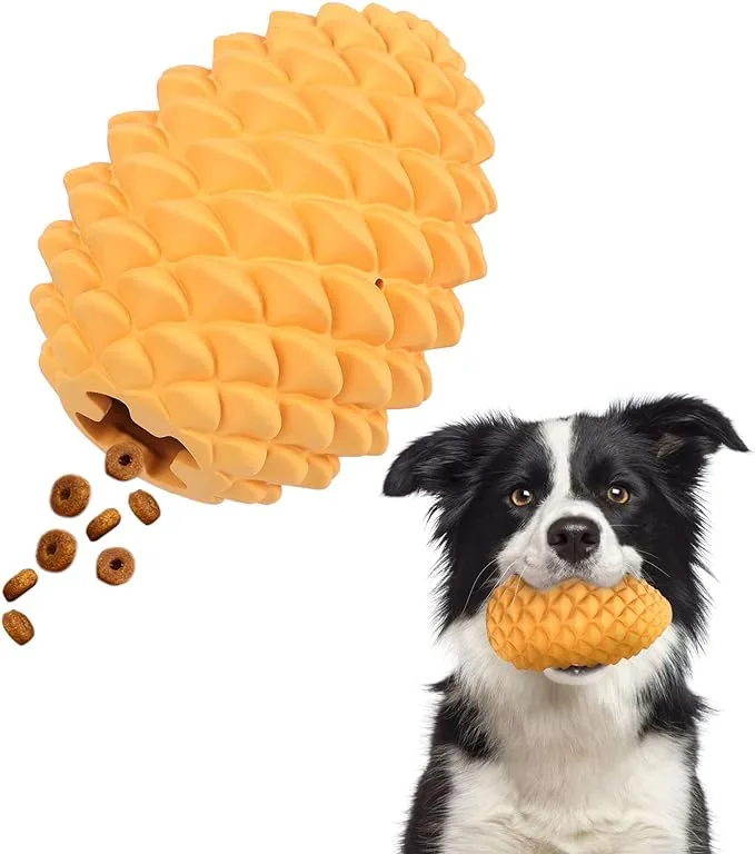 Rubber Pine Dog Toys